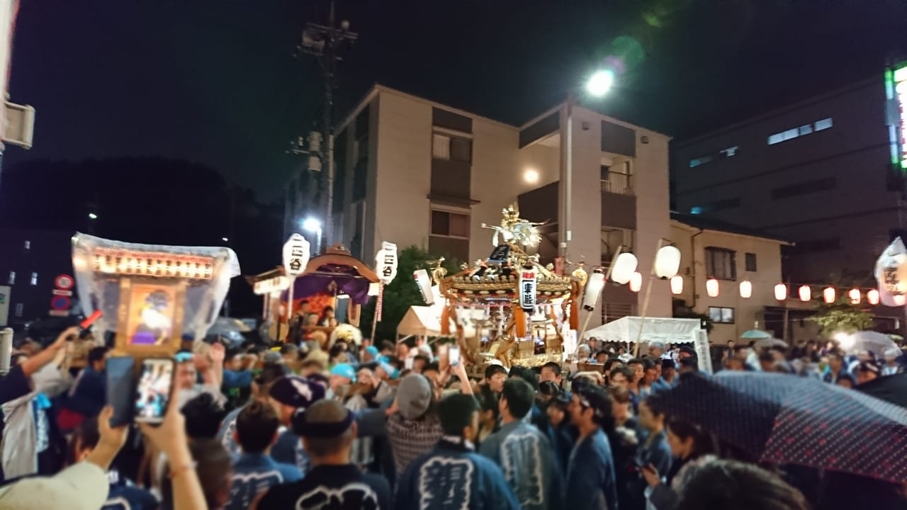 2018年9月17日のお神輿パレードの様子