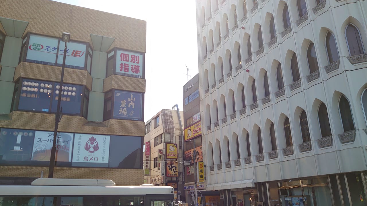 豊田駅北口のロータリーから