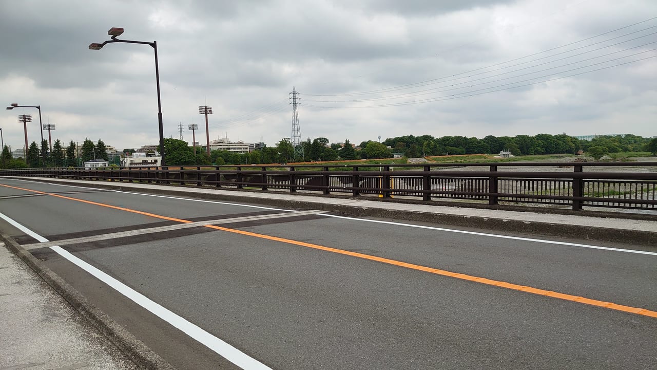 2020年5月12日に通行止め解除した日野橋