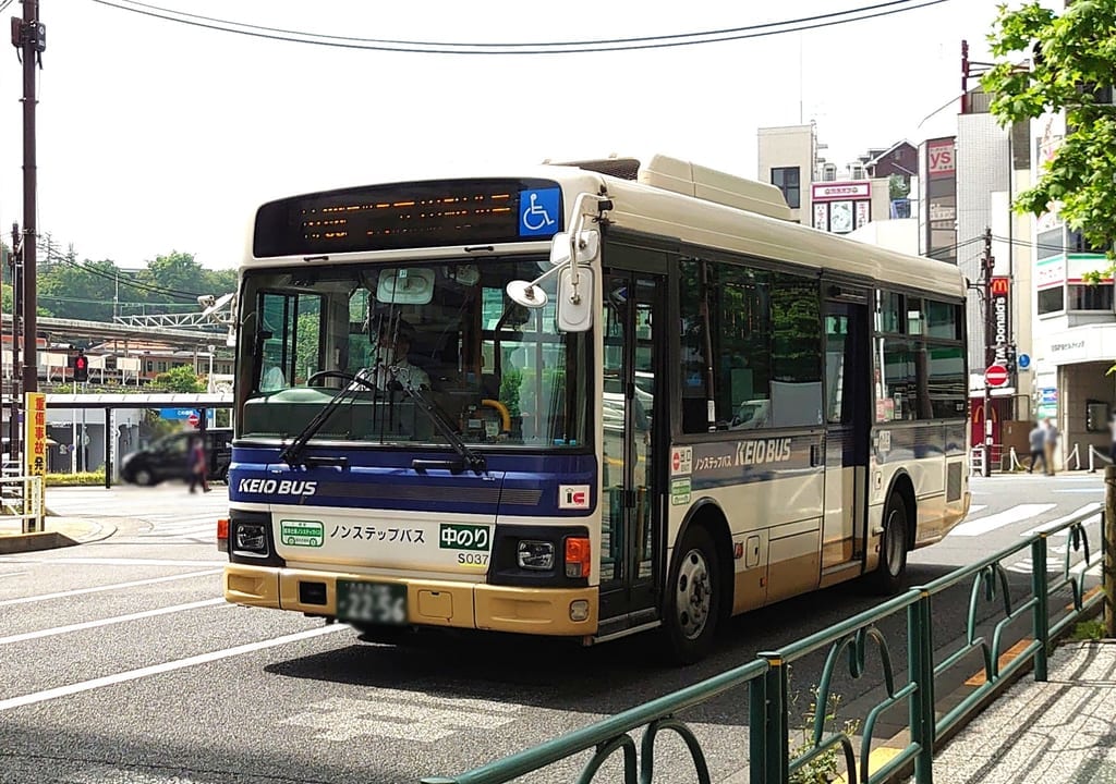 日野橋復旧により運行再開した京王バス
