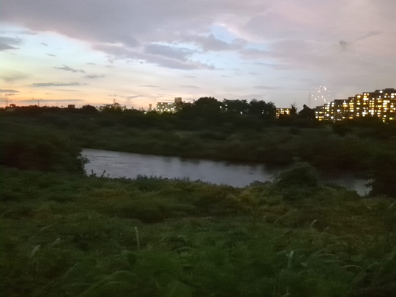 昭和記念公園花火2024