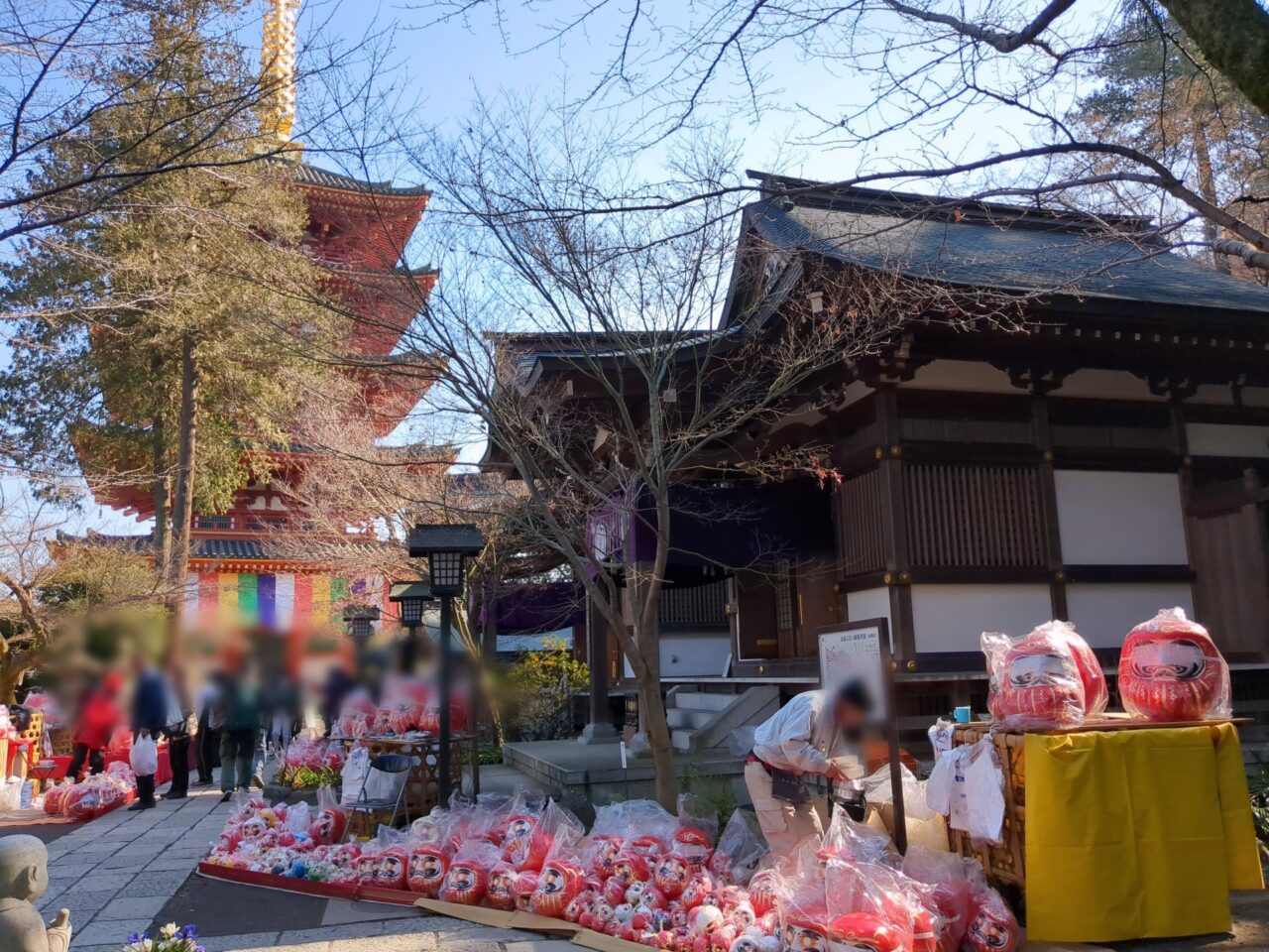 高幡不動尊だるま市2025