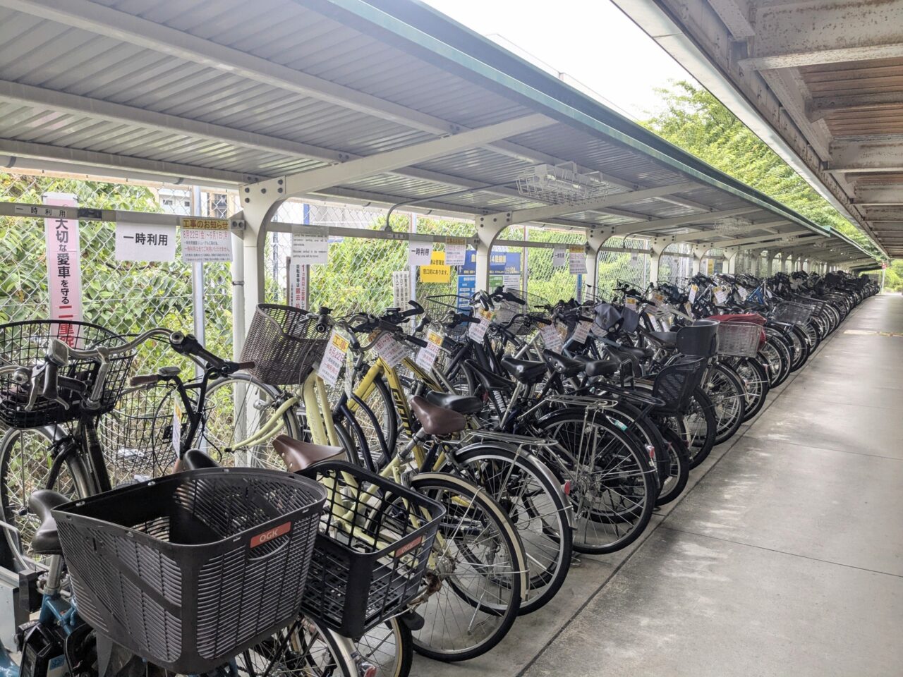 豊田駅北口駐輪場工事