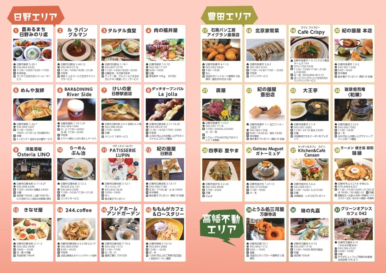 ひのうまいもんスタンプラリー